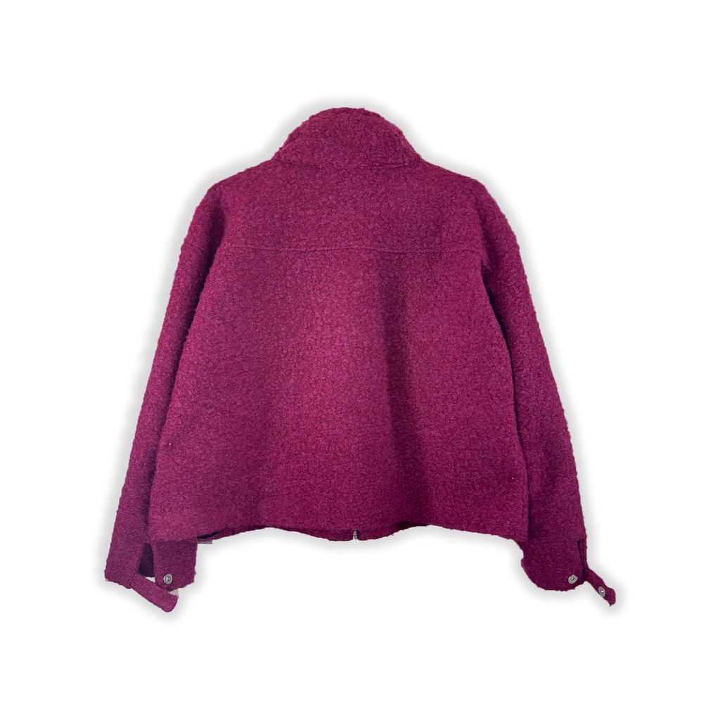 Berry Boucle Jacket
