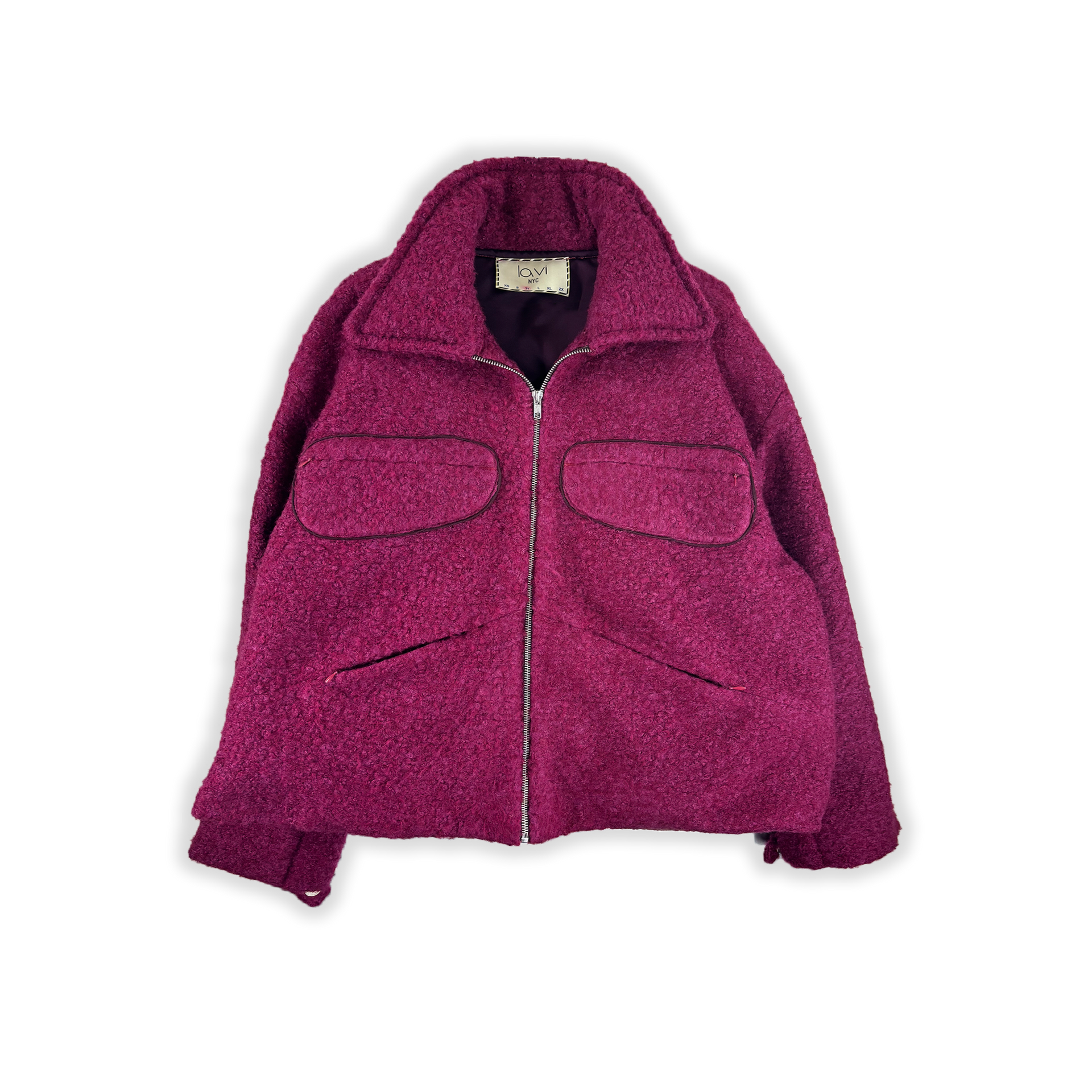 ら*ね様 herlip to  Boucle Jacket 上下セット Berry Boucle Jacket – Lavi NYC