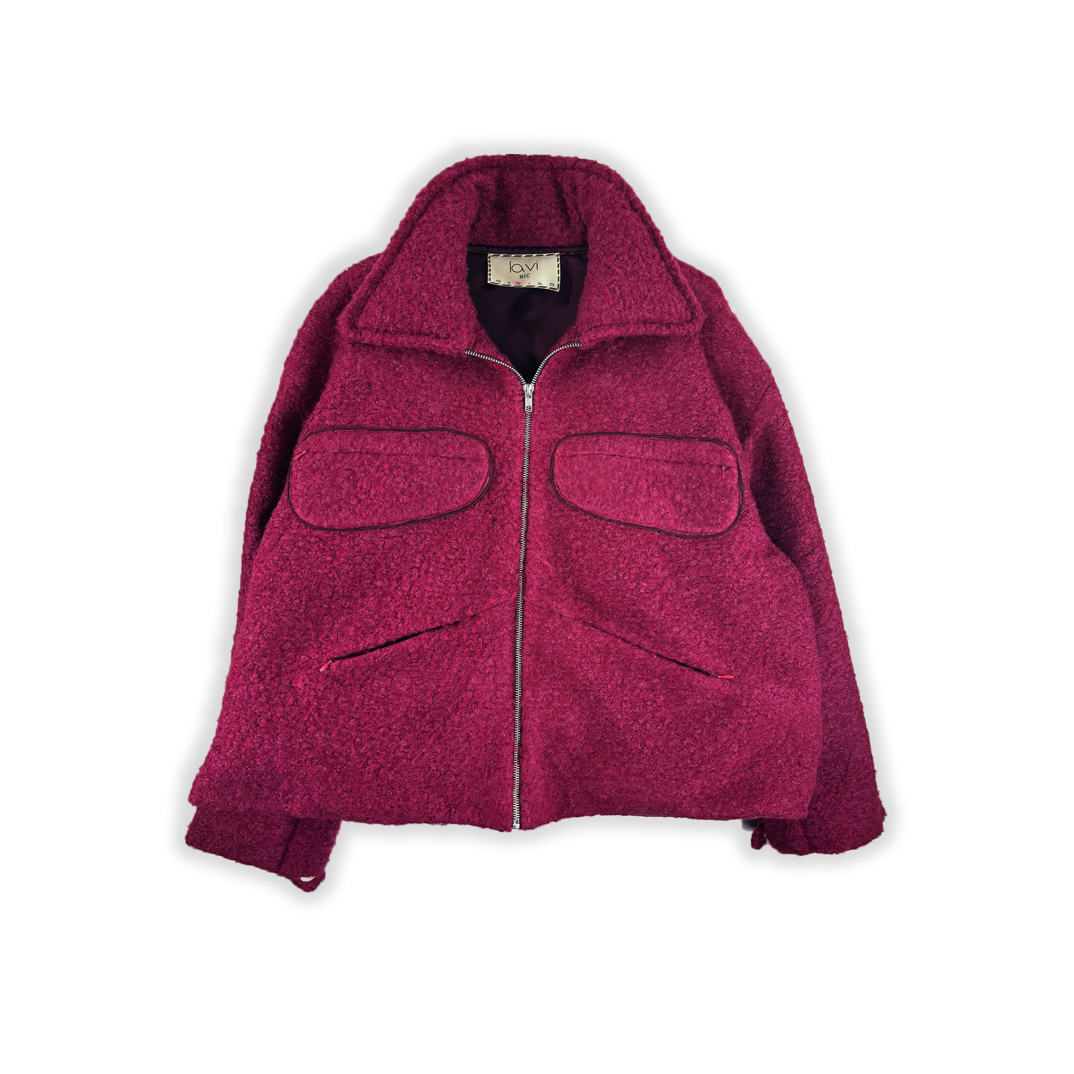 Berry Boucle Jacket