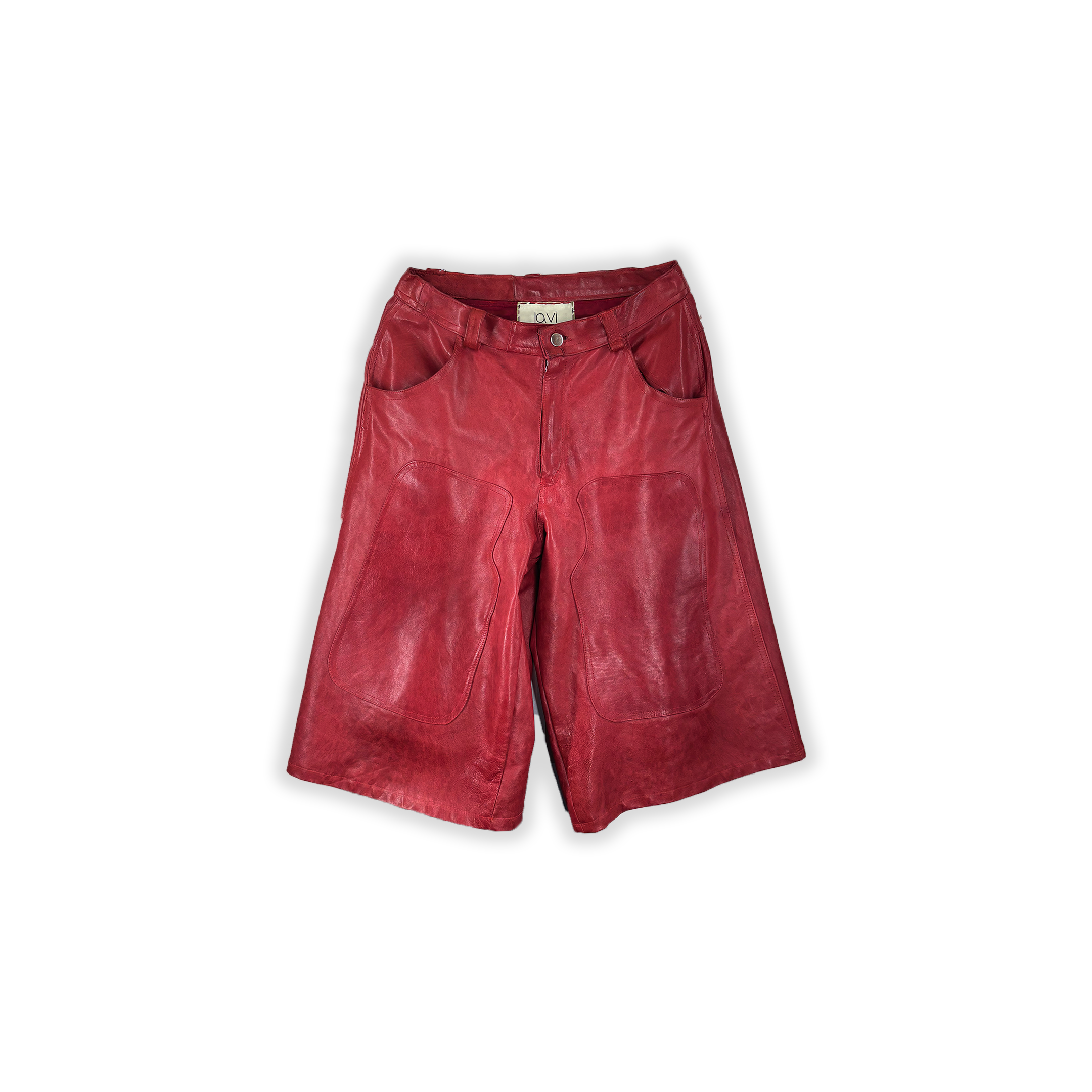 Leather Long Short