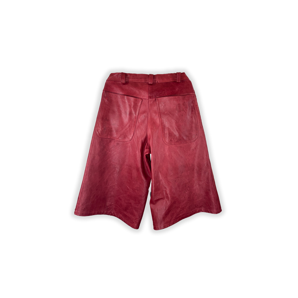 Leather Long Short